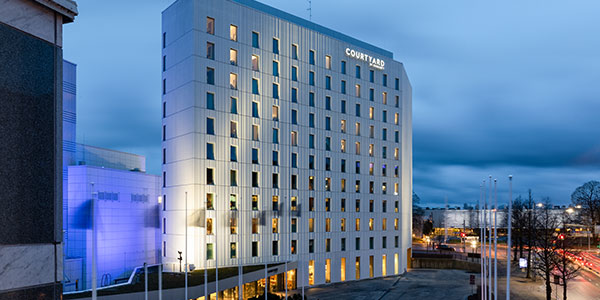 artikkelikuva: Uusi Courtyard Tampere City - pitkäjänteisen hankekehitystyön tulos