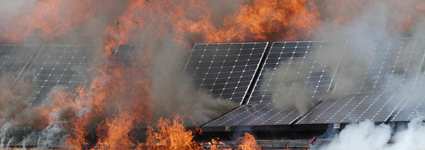 artikkelikuva: Aurinkovoimalan paloturvallisuus