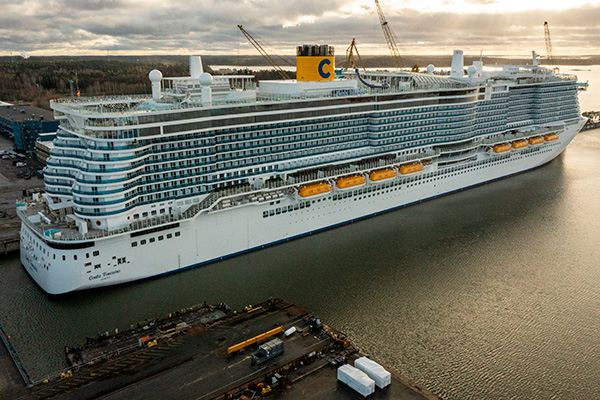 article picture: New Cruise Ship Costa Toscana Was Built For Sustainable Sailing