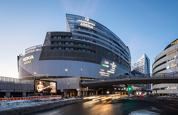 artikkelikuva: Joulukuussa avattu Nokia Arena Tampereella on valtava elämyskeidas