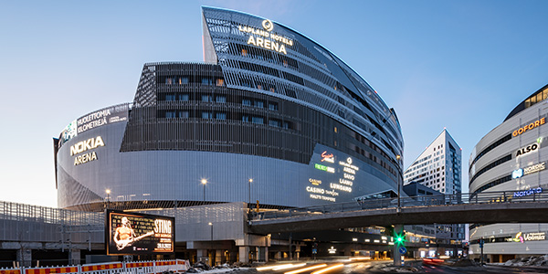 artikkelikuva: Joulukuussa avattu Nokia Arena Tampereella on valtava elämyskeidas