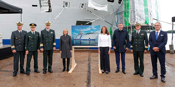 artikkelikuva: New Offshore Patrol Vessel Built by Meyer Turku for the Finnish Border Guard Christened