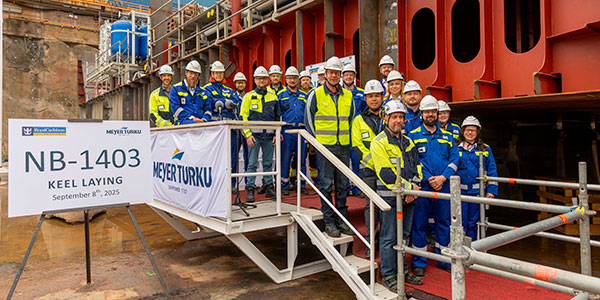 artikkelikuva: Keel Laid for Fourth Icon-Class Cruise Ship at Meyer Turku – Vessel to Be Delivered in 2027